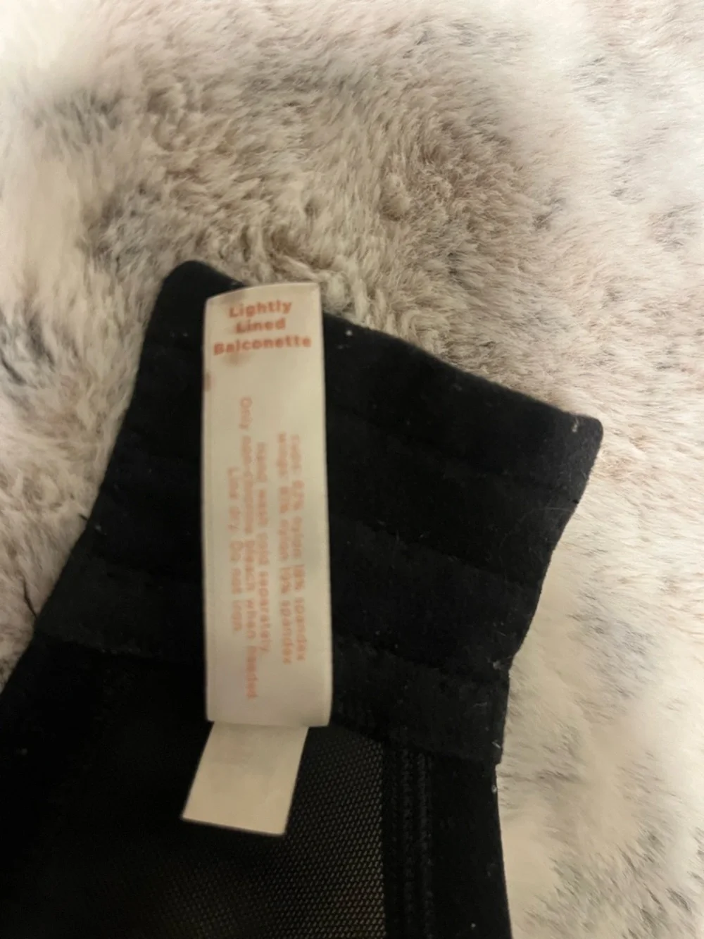 Cacique Lightly Lined Balconette Black Bra-44G - Picture 6 of 7